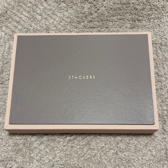 STACKERS Classic Necklace Tray Blush Jewelry Organizer Tray - Picture 2 of 3